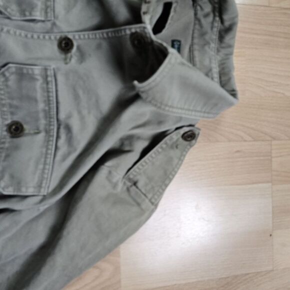 LAUREN JEANS CO. RALPH LAUREN‎ Jacket Womens Large DENIM LIGHT GREEN Western - Picture 4 of 10